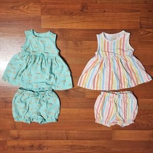 EUC 2 sets girl 18M 2 piece sets